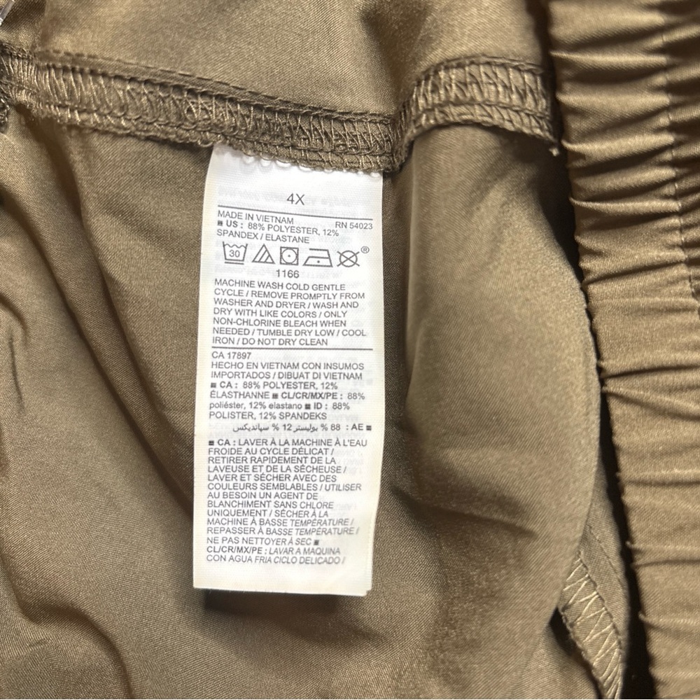Old Navy StretchTech Green Cargo High Waist Joggers Size 4X - Picture 10 of 13
